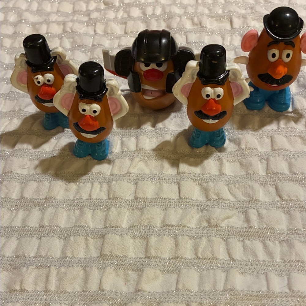 Toy Set 5 Mr. Potato Head with Blue and Black Accessories